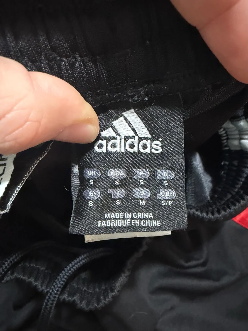 adidas Men’s Black, Red & White Performance Athletic Shorts